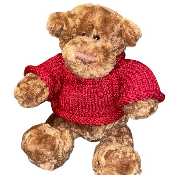 Gund Plush Teddy Bear Sweater Lindt Stuffed Animal Nursery Decor Baby Shower 9” - Picture 2 of 10